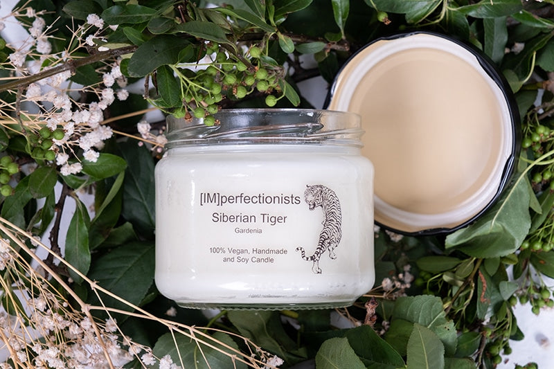 Candle Transforming into Siberian Tiger Hand Cream